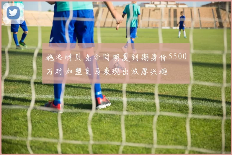 施洛特贝克合同明夏到期身价5500万对加盟皇马表现出浓厚兴趣
