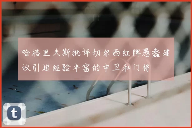 哈格里夫斯批评切尔西红牌愚蠢建议引进经验丰富的中卫和门将