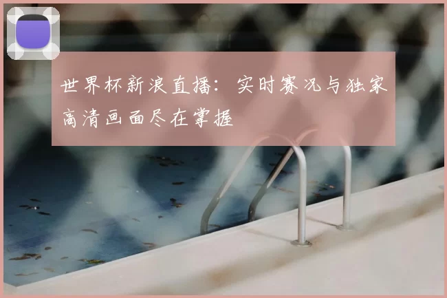 世界杯新浪直播：实时赛况与独家高清画面尽在掌握