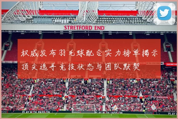 权威发布羽毛球配合实力榜单揭示顶尖选手竞技状态与团队默契