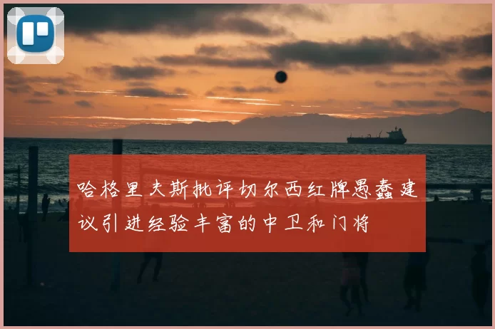 哈格里夫斯批评切尔西红牌愚蠢建议引进经验丰富的中卫和门将