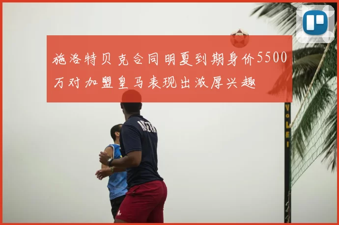 施洛特贝克合同明夏到期身价5500万对加盟皇马表现出浓厚兴趣